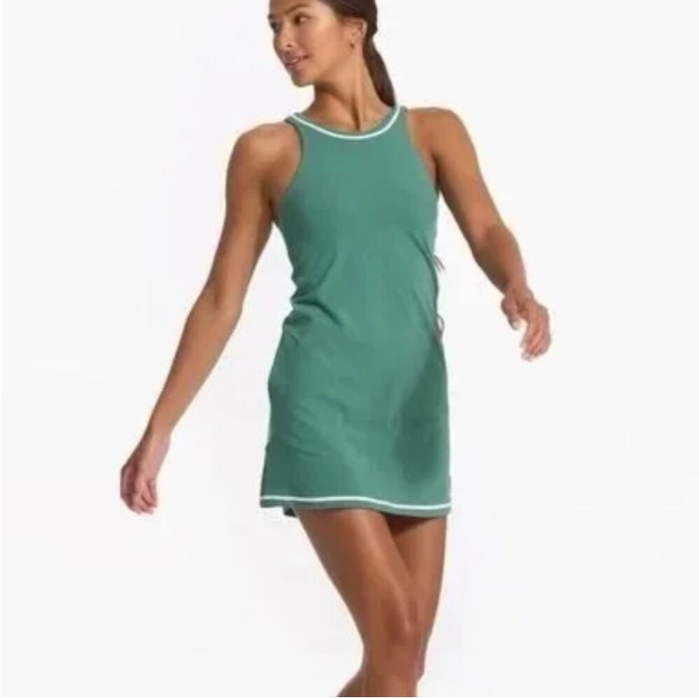Vuori Green Sleeveless Dress